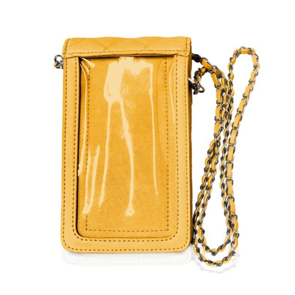 NWT Badgley Mischka Vegan Leather Pearl Crossbody Phone Case - Picture 3 of 4